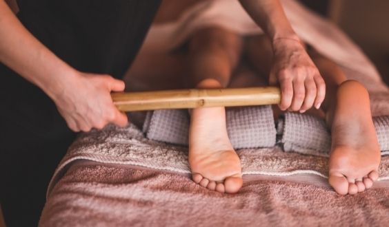 Foot Massage: Bamboo